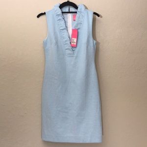 Lilly Pulitzer Tisbury Shift Dress Succulent Blue